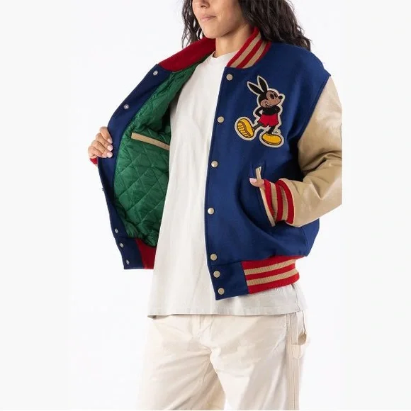 Stadium Goods Rello Varsity Jacket - Blue - small
